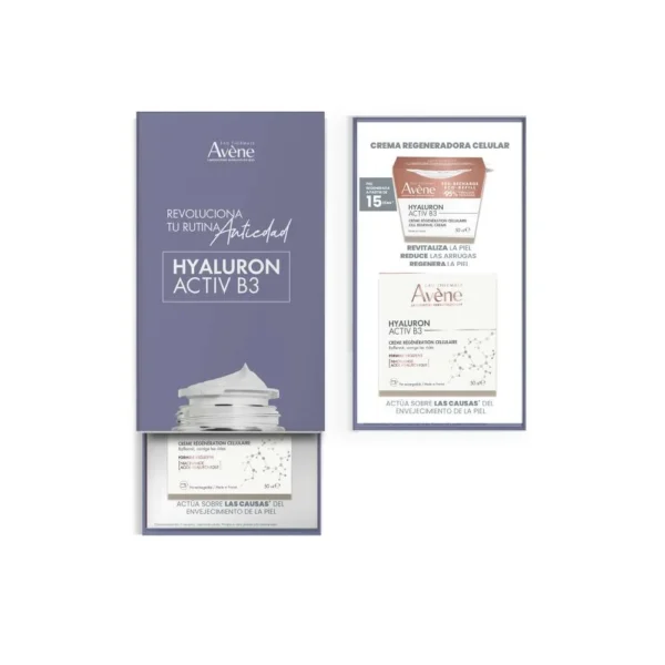 KIT AVENE Hyaluron Active B3 Crema Regeneradora + Refill